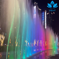 Outdoor-Multimedia-Wassershow mit Musikalischen Springbrunnen und Laserlicht, Maßgeschneidert für Hotel-Platz-Landschaftsprojekte