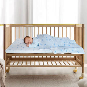 Kasur Mini <span class=keywords><strong>Crib</strong></span> Dua Sisi dengan Dukungan Kuat dan Busa Nyaman- Bernapas, Cocok untuk Sebagian Besar Kasur Mini <span class=keywords><strong>Crib</strong></span> Anak-Anak, Anti-Tendang - Product Image 5