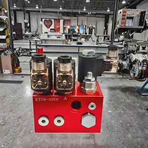 Venda Direta de Fábrica Bloco de Controle de Duas Velocidades ET04-03SV Grupo de Válvulas Hidráulicas 300bar 20 Gpm para Elevador - Product Image 2