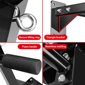 Duvara Monte Çekme Barı - Ev Spor Salonu için Ağır Hizmet Tipi Kalınlaştırılmış Çelik Barfiks Barı, Üst Gövde ve Gövde Kasları Çalıştırma, Kolay Kurulum - Product Image 4