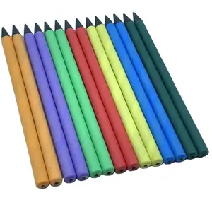 eco friendly rolling paper pen no plastic 100% paper durable HB eternal writing tip recycled paper pencil