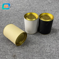 Tube d'emballage en carton kraft de luxe personnalisé en usine, boîte ronde en papier