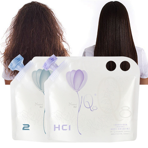 Tratamiento profesional de queratina brasileña, proteína de colágeno, alisado, crema permanente para cabello dañado y seco - Product Image 1