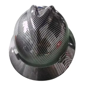 Casco di sicurezza in fibra di carbonio con elmetto di sicurezza a tesa intera di alta qualità