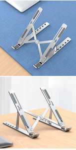 Supporto portatile 2024 per Tablet iPad stand in lega di alluminio Desktop pieghevole supporto per <span class=keywords><strong>Notebook</strong></span> regolabile per/ - Product Image 3
