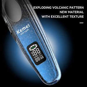 <span class=keywords><strong>Kemei</strong></span> Km-1669 9000RPM Machine à raser professionnelle <span class=keywords><strong>sans</strong></span> <span class=keywords><strong>fil</strong></span> haute puissance Appareils de coupe de cheveux avec support de charge 5W <span class=keywords><strong>Tondeuse</strong></span> à barbe - Product Image 3