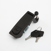 Loquet à compression encastré réglable pour porte d'armoire, serrure de poignée pour boîtier d'équipement, boîte à outils, remorque