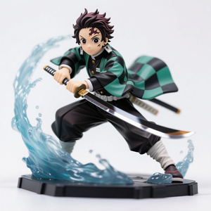 Neues Produkt Anime Demon Slayer Action figur Tanjirou Battle Stance Figure Toys