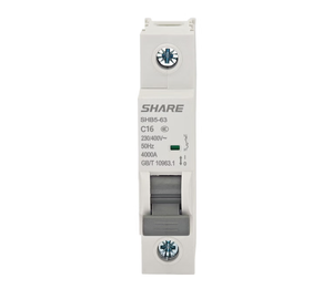 SHARE <span class=keywords><strong>Meilleur</strong></span> prix, disjoncteur miniature haut de gamme de qualité supérieure, 1P 16A-63A, capacité de coupure automatique pour la maison - Product Image 1