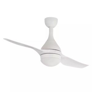 42/52 Inches <b>Modern</b> Electric Air Cooling <b>Fan</b> DC Motor Lower Noise Hotel Use Fancy Home Decorative White <b>Ceiling</b> <b>Fan</b> Single <b>Light</b> - Product Image 1