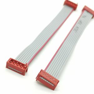 Harnes kabel listrik 2*7P pertandingan mikro 450mm Pitch IDC 14pin pita PVC datar untuk elektronik - Product Image 4