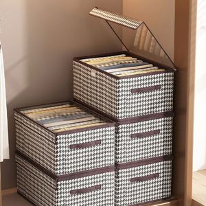 Organizador de Ropa Plegable de Tela No Tejida, Caja de Almacenamiento para Ropa, Pantalones y Jeans, Venta al Por Mayor - Product Image 1
