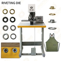 Machine automatique de pose d'œillets pour rideaux