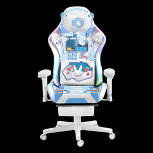 Envío gratis India Tailandia lindo diseño blanco <span class=keywords><strong>Cinnamoroll</strong></span> LED <span class=keywords><strong>Silla</strong></span> de juego mujer chica dormitorio hija regalo RGB <span class=keywords><strong>Gamer</strong></span> <span class=keywords><strong>silla</strong></span> - Product Image 2