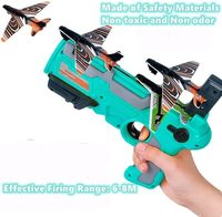 Vente chaude, grande réduction, jouet d'extérieur amusant, lanceur d'avion en plastique pour enfants, grand planeur en mousse avec fonction de lancer à la main pour jouer