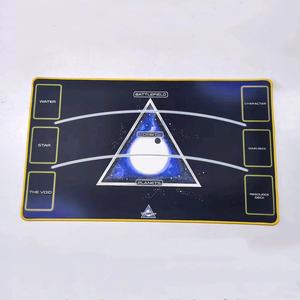 Tigerwings usine Offre Spéciale nouveau Oem vert jouant feutre Poker carte à collectionner tapis de jeu en daim jeu de cartes tapis de jeu personnalisé - Product Image 3