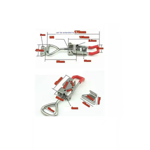 Adjustable <b>Quick</b> Release Toggle Hasp <b>Clamp</b> Stainless Steel Push Pull Toggle <b>Clamp</b> Lock - Product Image 3