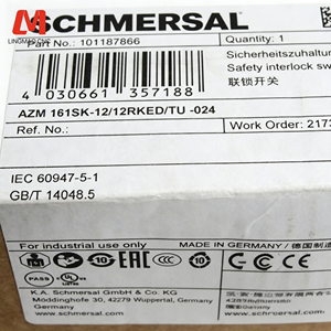 Nouveau Interrupteur de Sécurité de Porte à Verrouillage Électromagnétique Schmersal 101187866 <span class=keywords><strong>AZM</strong></span> 161SK-12/12RKED/TU-<span class=keywords><strong>024</strong></span> 24VDC - Product Image 3