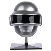 Casque Daft Punk en gros, réplique argentée Thomas Cosplay, en résine, portable, accessoires de fête d'Halloween