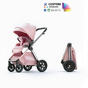 Carrito Plegable de Aleación de Aluminio para Niños con Cubierta para el Sol, Ruedas Universales de 360°, Fácil de Plegar, para Uso Diario de 0 a 3 Años - Product Image 1