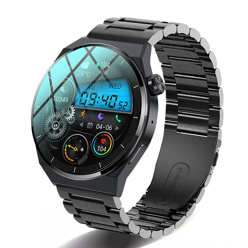 2023 NFC Smart Watch Men GT3 Pro AMOLED 390*390 HD Screen Heart Rate Bluetooth Call IP68 Waterproof SmartWatch For Huawei Xiaomi