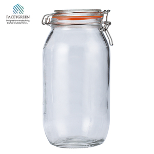 Vente flash Pots de conservation en verre <span class=keywords><strong>Lino</strong></span> style classique avec couvercle à pince hermétique, écologiques, durables, 500 ml, 750 ml, 2,2 L pour <span class=keywords><strong>la</strong></span> <span class=keywords><strong>cuisine</strong></span> - Product Image 4