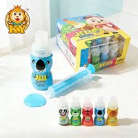 Bonbons liquides acidulés en forme de seringue à injection d'ours, personnalisables en gros