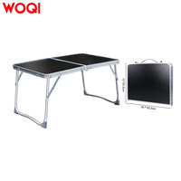 WOQI Fournisseur en gros – Table portable pliante rectangulaire moderne pour camping, mini table d'extérieur en fer pour ordinateur portable, mobilier d'extérieur