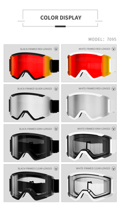 <span class=keywords><strong>Gafas</strong></span> de Esquí de Montaña Unisex Nuevas al por Mayor, <span class=keywords><strong>Gafas</strong></span> Deportivas con Doble Capa Antivaho y Protección UV para Esquí y Escalada al Aire Libre - Product Image 5