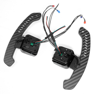 Volant en fibre de carbone de haute qualité avec palettes de changement de vitesse magnétiques pour <span class=keywords><strong>Audi</strong></span> A1, A2, A3, A4, A6, A7, A8, B9 - Product Image 1