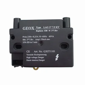 Transformador de ignição gex, substituição do danfoss ebi 2*7. 5kv/danfoss ebi 1 * 11kv