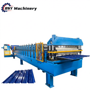 Máquina Multifunción 2 en 1 para Láminas de Techo, Corrugadas y Tejas Glaseadas, Fácil Operación, Máquina Formadora de Rollos de Tejas Glaseadas - Product Image 1