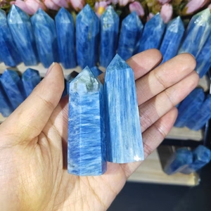 Prezzo all'ingrosso vendita calda di cristallo artigianale cyanite punto di scultura di energia di guarigione di pietra per i regali desiderati dalle <span class=keywords><strong>voglie</strong></span> - Product Image 3
