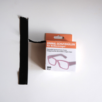Manchons en plastique jetables pour les cadres de lunettes de salon de teinture de cheveux protecteur de coloration couvre-sacs minces pour les jambes de lunettes