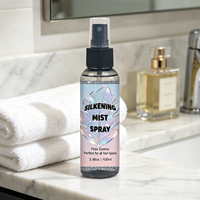 Semprotan Rambut Anti Frizz untuk Rambut Keriting/Lurus, Semprotan Silk Mist Penjualan Terlaris, Semprotan Pelindung Panas Khusus dengan Minyak Biji Kamelia
