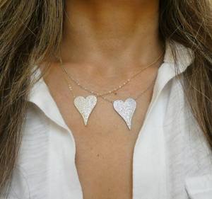 Cadena de eslabones de Color negro de Plata de Ley 925 ostentosa al por mayor collar geométrico 5A CZ moda mujer fiesta regalo joyería - Product Image 3