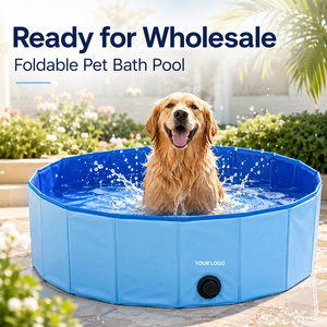 <span class=keywords><strong>Piscine</strong></span> pliable et portable pour chiens, en PVC durable et écologique, grande taille, pour salle de bain canine – Vente en gros - Product Image 1