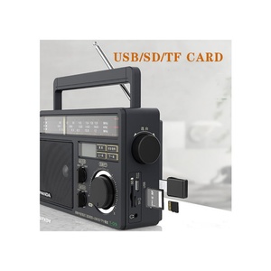 Radio para el Hogar con Altavoz Integrado, Estilo Retro Alemán Vintage, Radio de Escritorio Portátil de Estilo Antiguo - Product Image 3