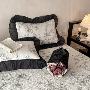 Juego de Ropa de Cama de Cuatro Piezas de Estilo Retro Francés, Juego de Sábanas, Fundas de Almohada, Juego de Fundas de Edredón - Product Image 2