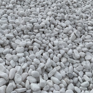 Piedra Natural de guijarro blanco, piedra para paisajismo, venta de fábrica - Product Image 1
