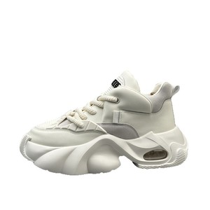 Chaussures de course en mesh pour hommes, semelle intermédiaire en EVA, semelle extérieure en caoutchouc, semelle épaisse, respirantes, baskets de sport printanières, style décontracté, mode étudiante, style Ins - Product Image 5