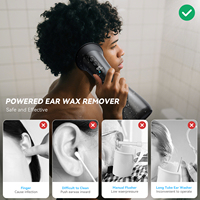 Kits électriques de nettoyage d'oreilles pour un lavage confortable, dispositif de lavage en gros pour l'irrigation et le nettoyage du cérumen