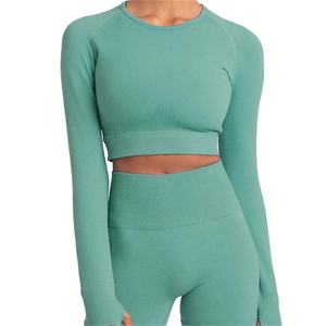 Conjuntos de Ropa de Yoga de Moda al por Mayor, de Secado Rápido, Tejidos, que Absorben la Humedad, para Deportes, Fitness, Gimnasio, Yoga para Mujer - Product Image 3