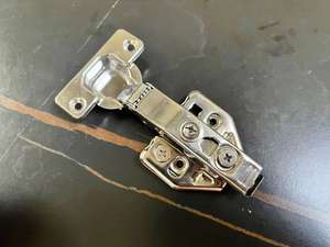 Acero Inoxidable 304 #    <span class=keywords><strong>Bisagras</strong></span> de Acero para <span class=keywords><strong>Puertas</strong></span> de Armario de <span class=keywords><strong>Cocina</strong></span> con Cierre Suave de 105 Grados, Amortiguación Hidráulica Ajustable - Product Image 2