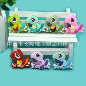 Owl Shape <b>Silicone</b> Teething <b>Beads</b> For Babies 0 24 Months Soft Toy Unisex - Product Image 3