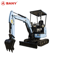 Untuk Excavator Mini Crawler SY19E Bertenaga Baterai dengan Hemat Energi untuk Pembersihan Salju & Penyapu Area Luas, Bucket 0.44m