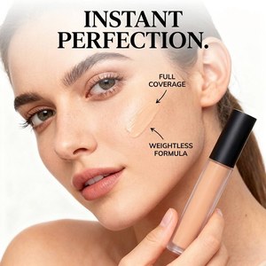Corrector Líquido de Cobertura Total, 16 Tonos, Corrector de Color <span class=keywords><strong>Verde</strong></span> Mate, Resistente al Agua, Larga Duración, Marca Privada, OEM, Venta al Por Mayor - Product Image 3