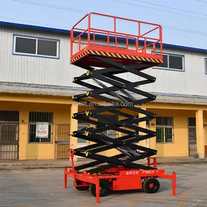 6-20 मीटर हाइड्रोलिक एरियल लिफ्ट सीढ़ी सीई के साथ व्यापक रूप से प्रयुक्त इलेक्ट्रिक कैंची लिफ्ट