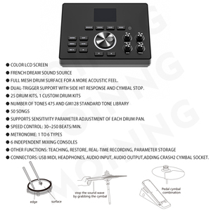 Batterie électronique professionnelle Vad pour débutants - Product Image 2