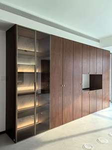 Produits populaires dans le magasin Panneau multicouche en bois <span class=keywords><strong>massif</strong></span> grainé de noyer noir pour porte d'armoire de haute qualité - Product Image 4